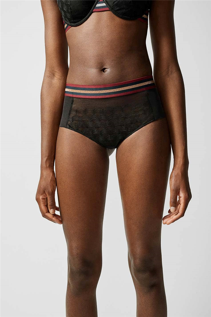 Culottes Shorty / Boxer noir p41g70