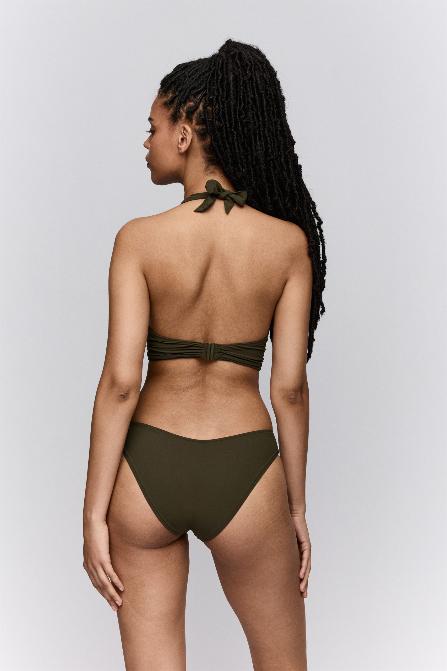 Bain Maillot Triangle vert olive 3600629 – Image 7