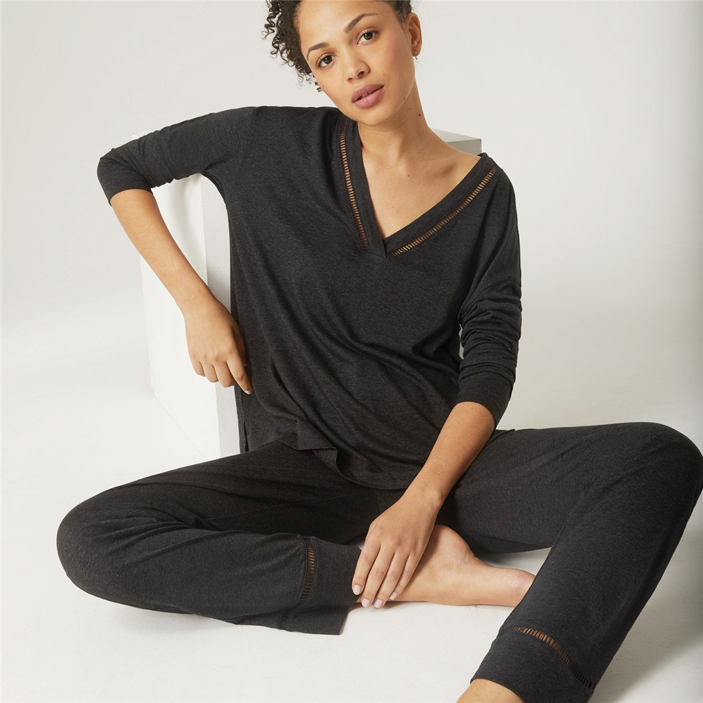 Nuit & Homewear Pull / Veste anthracite 19s903 – Image 4