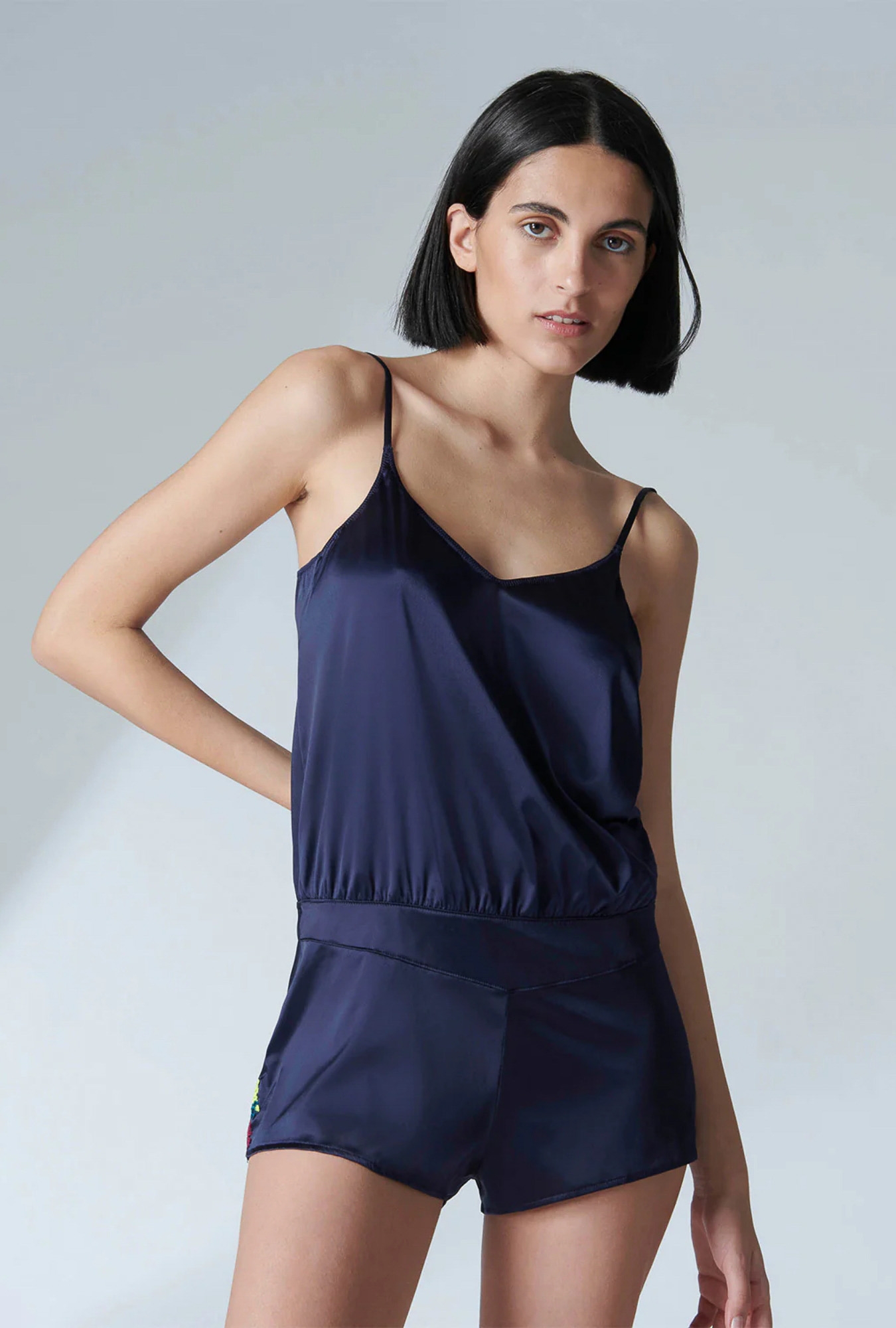 Nuit & Homewear Ensemble détente bleu nuit 1a6530 – Image 2