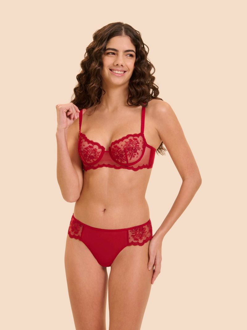 Culottes String / Tanga rouge opéra 1e2710