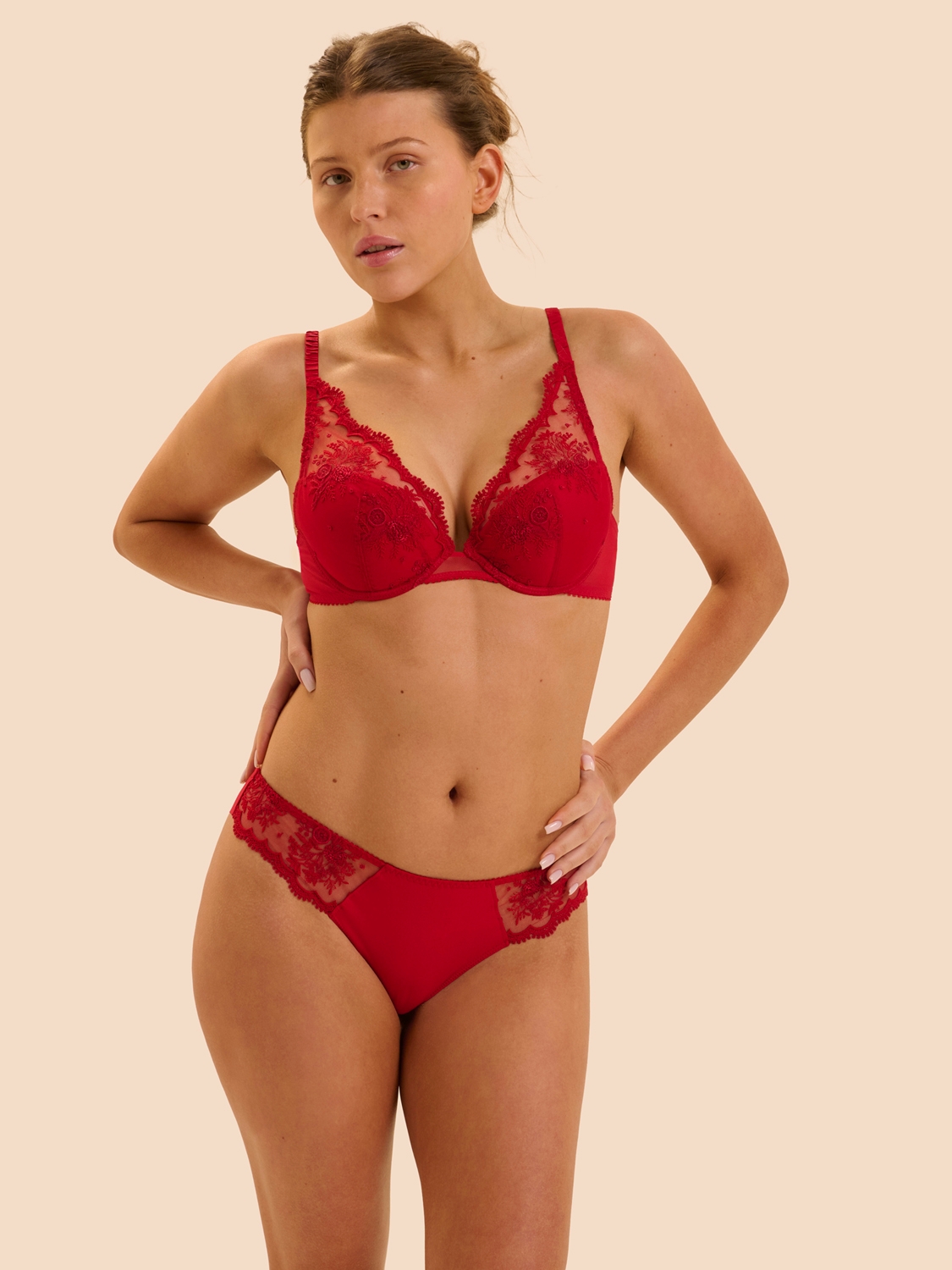 Culottes Slip rouge opéra 1e2720 – Image 3