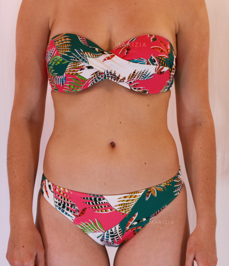 Bain Maillot Bandeau / Brassière multi couleur t112/01