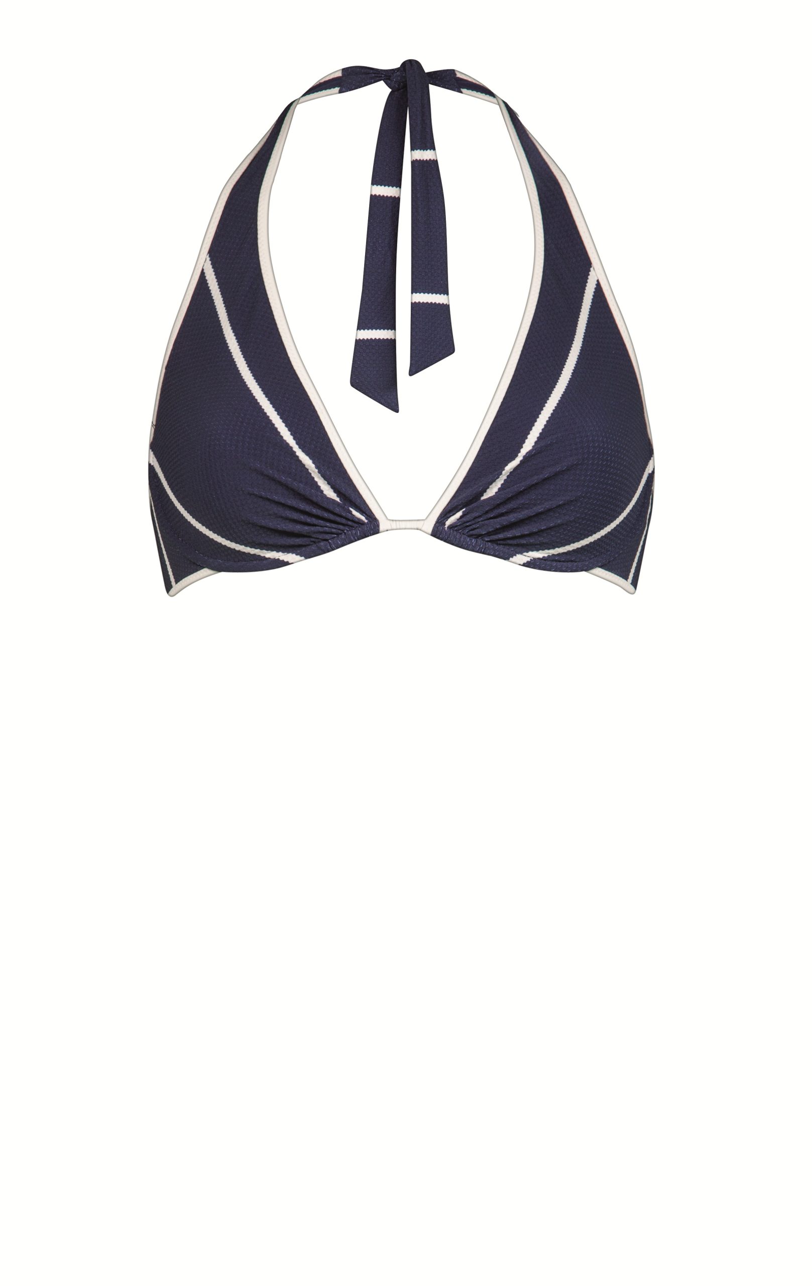 Bain Maillot Triangle 116 navy white 7402