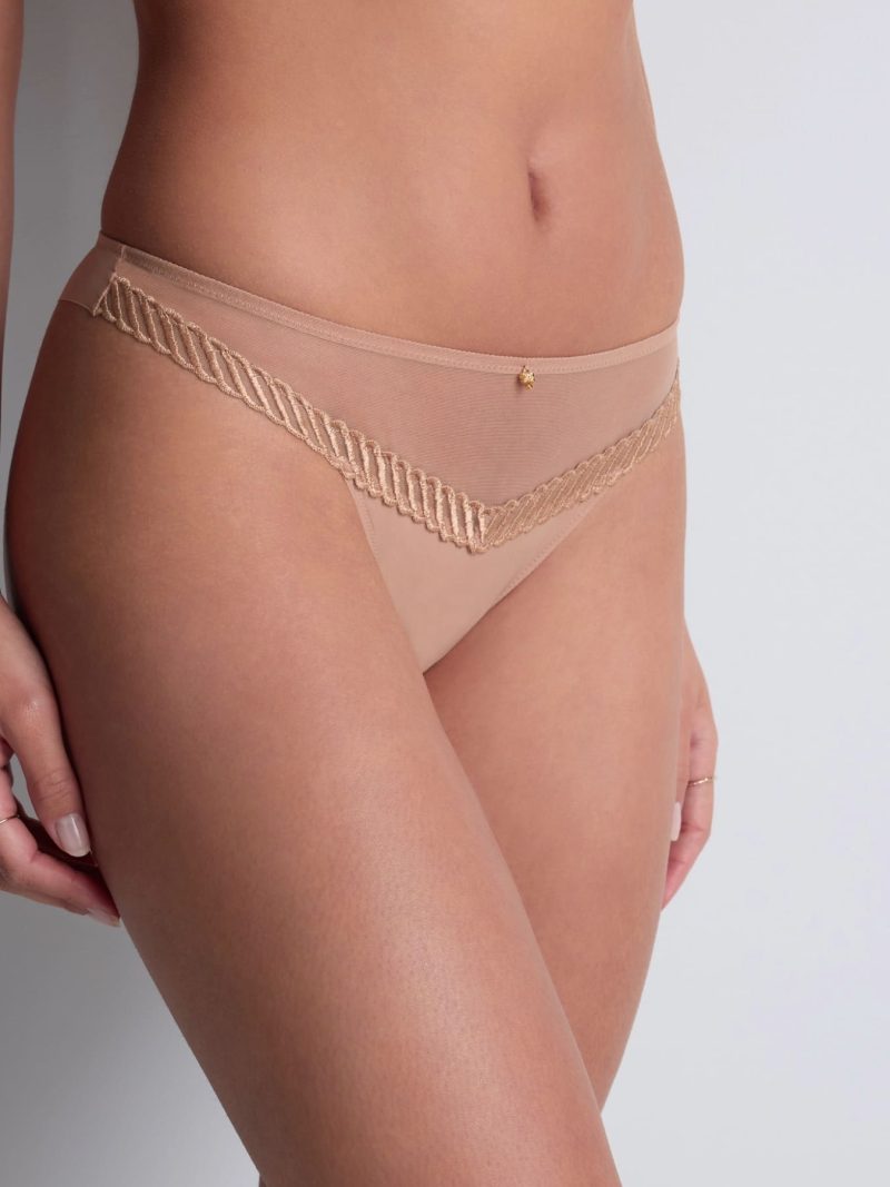Culottes String / Tanga sand 4m26