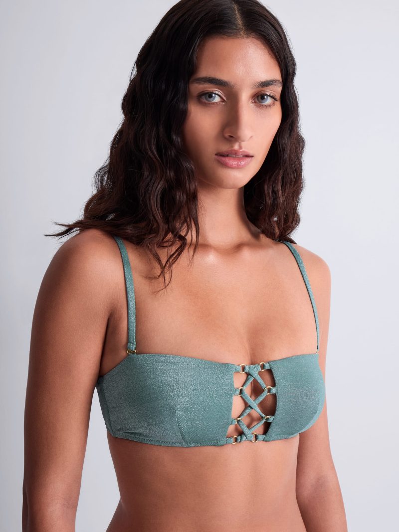 Bain Maillot Bandeau / Brassière aqua ly06