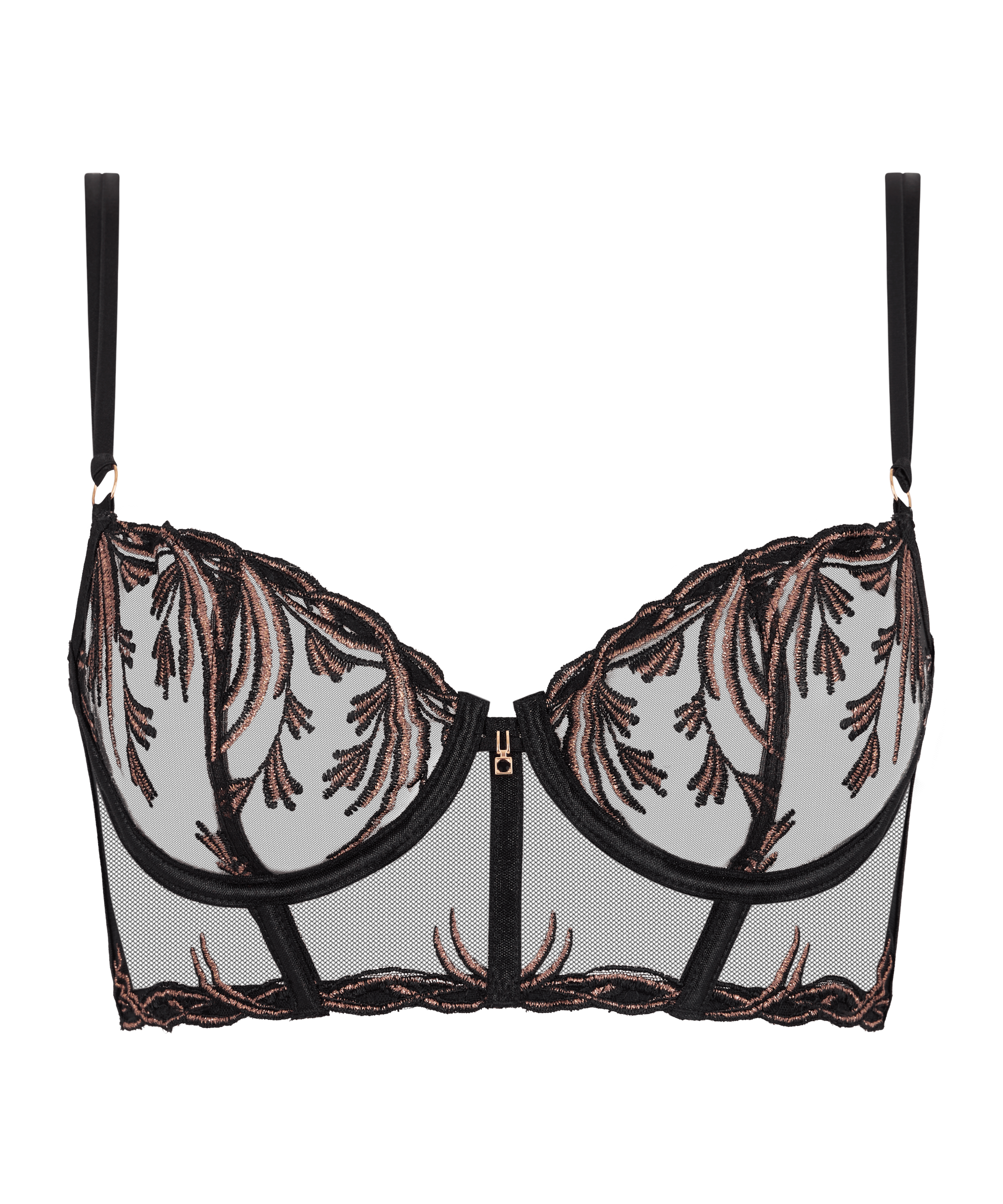 Lingerie Fine Bustier black star 6d36 – Image 6