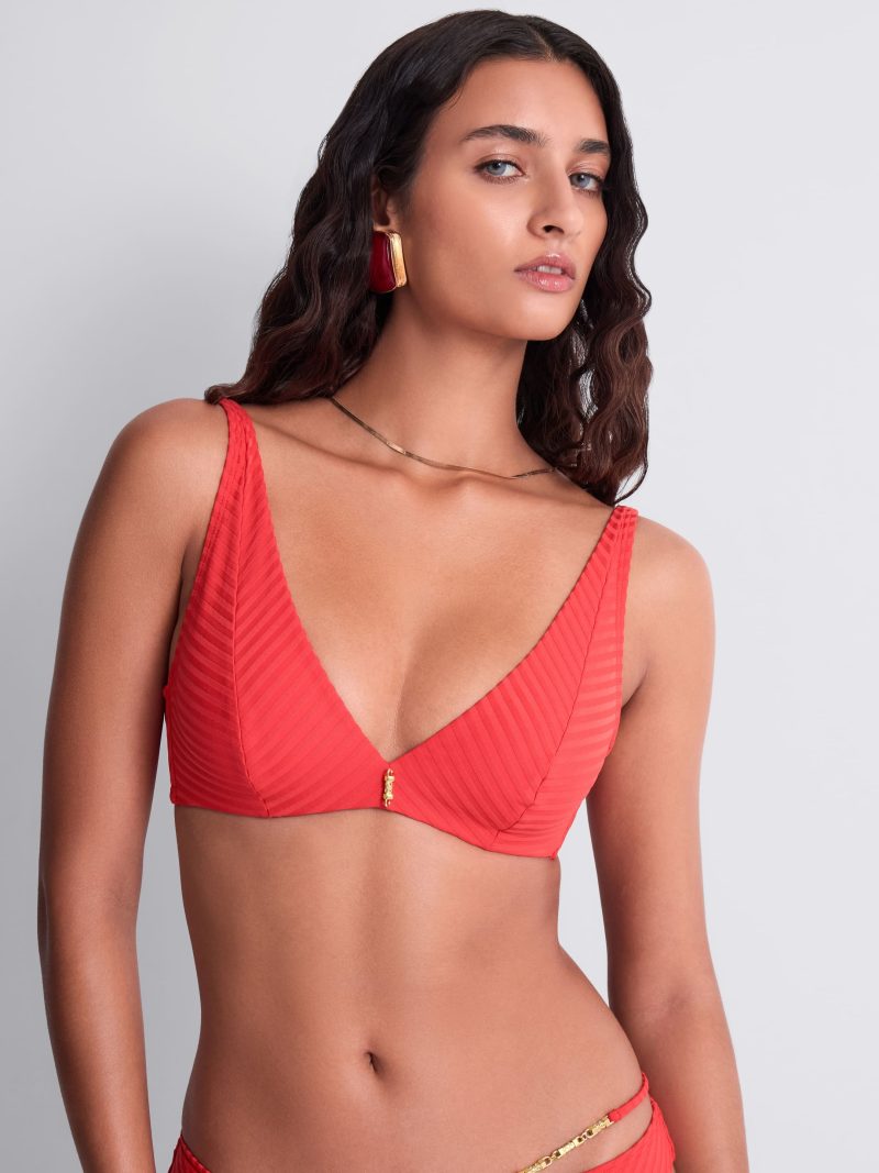 Bain Maillot Triangle coral 6r10e