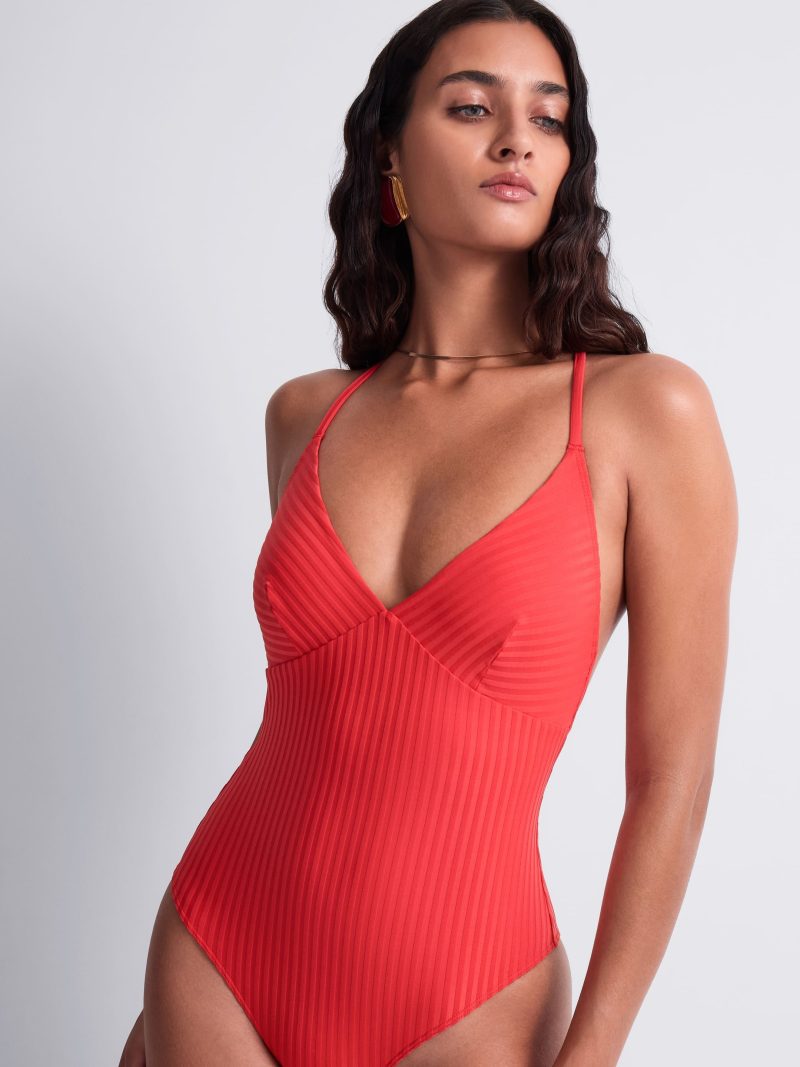 Bain Maillot de bain 1 Pièce coral 6r67