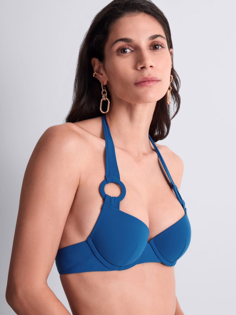 Bain Maillot Push Up et coque ibiza blue 4r08