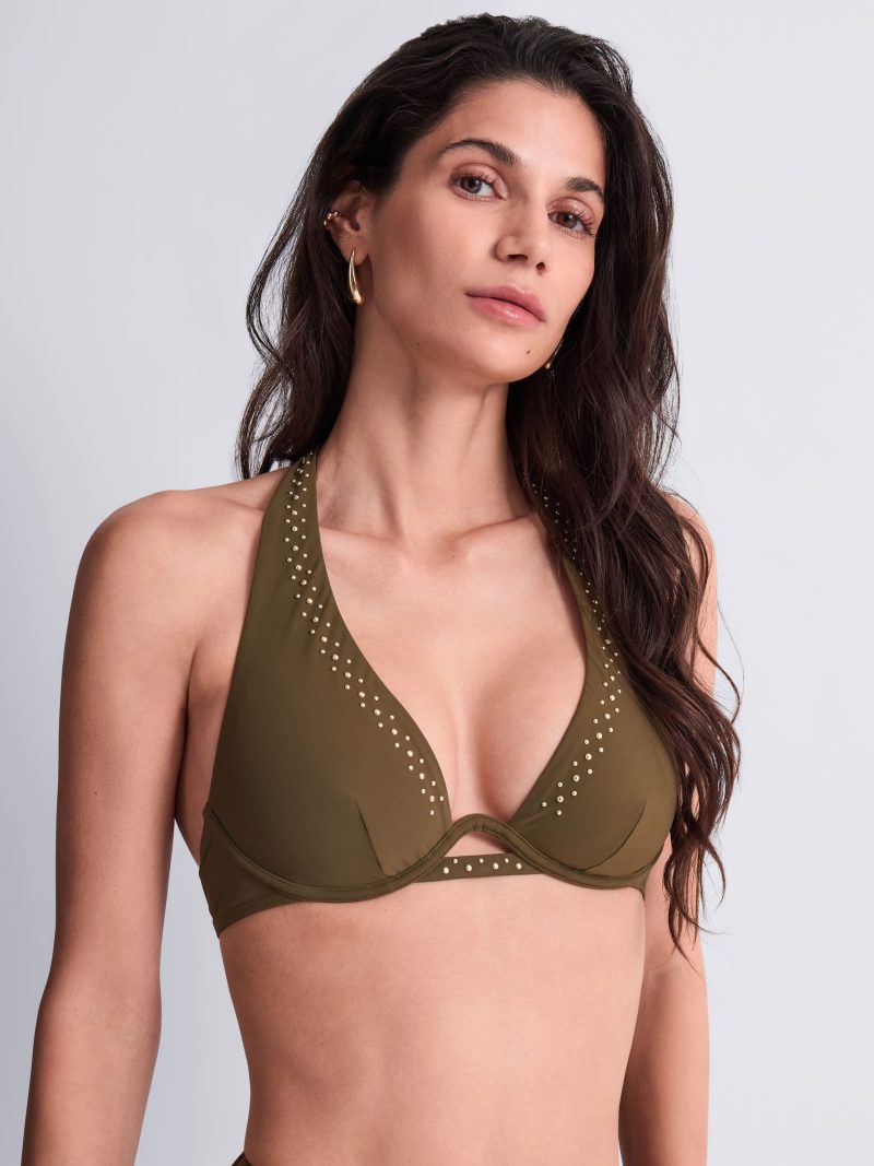 Bain Maillot Triangle khaki 6pm12