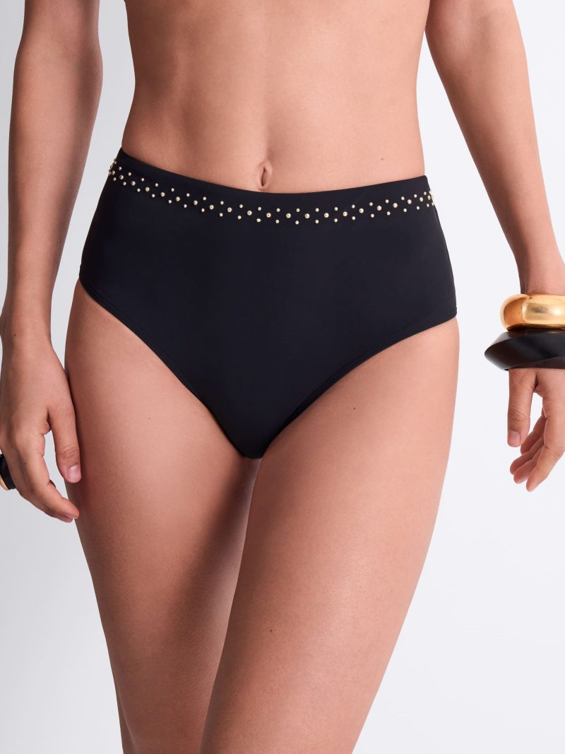 Bain Bas de maillot noir 6p24