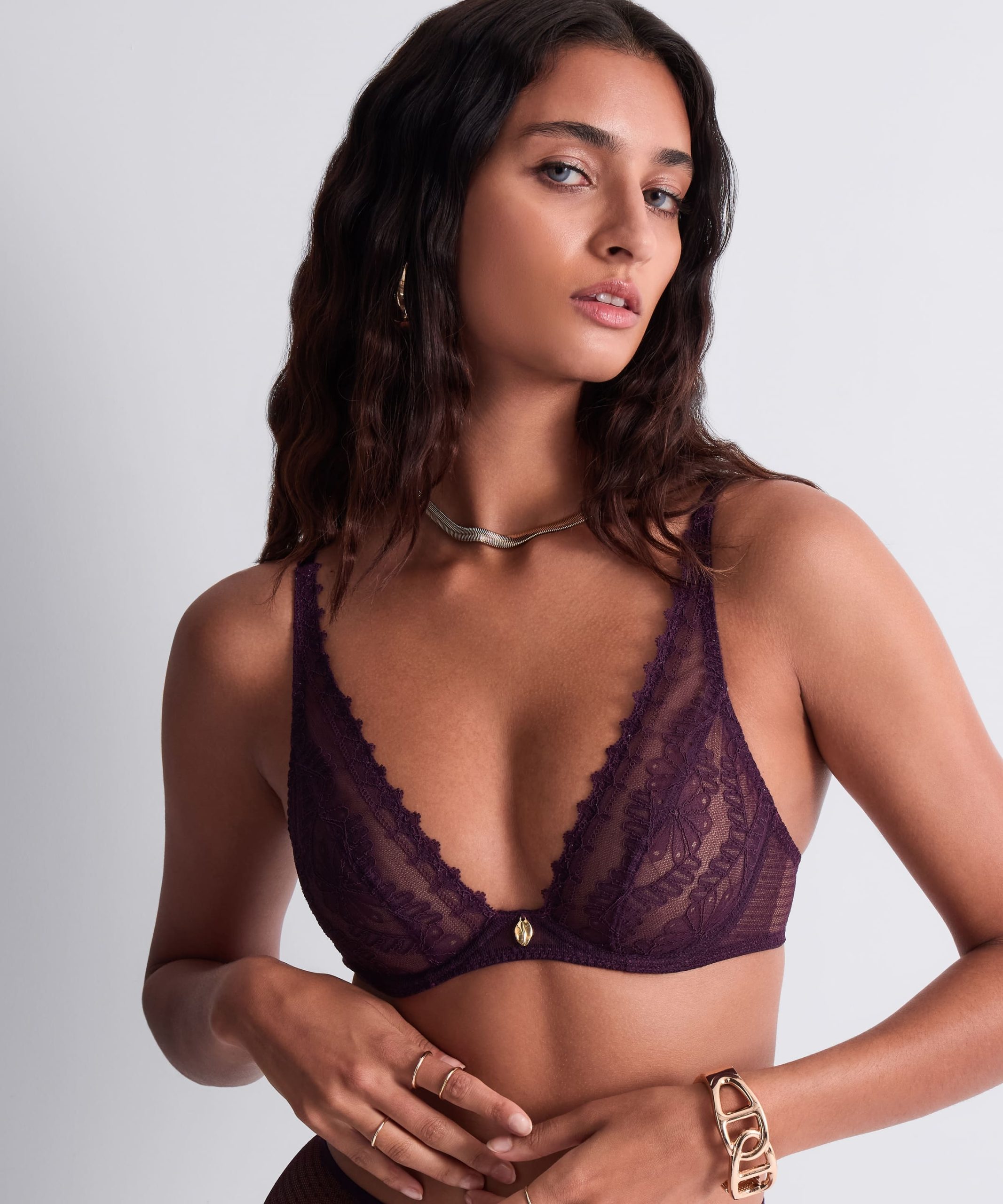 Soutiens-Gorge Triangle plum 6an12