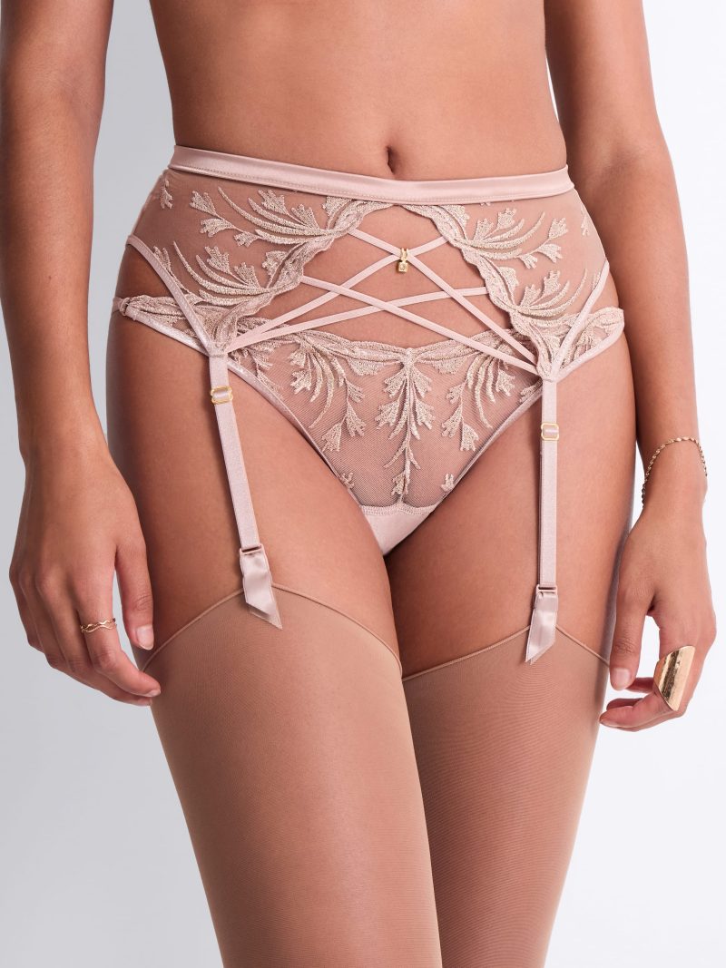 Lingerie Fine Porte-Jarretelles sand rose 6d50
