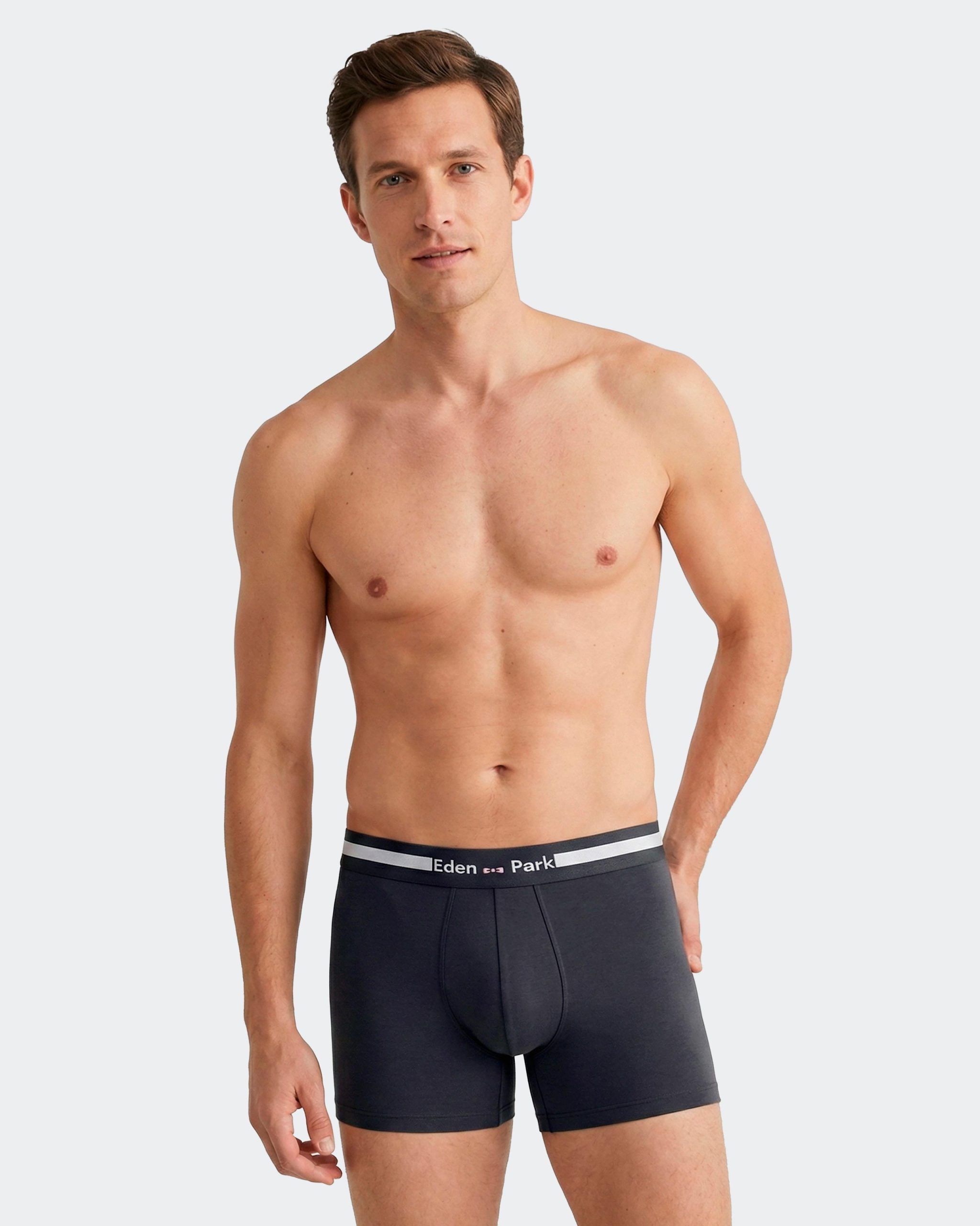 Les dessous Boxer bleu orage + marine ep1221h75p2
