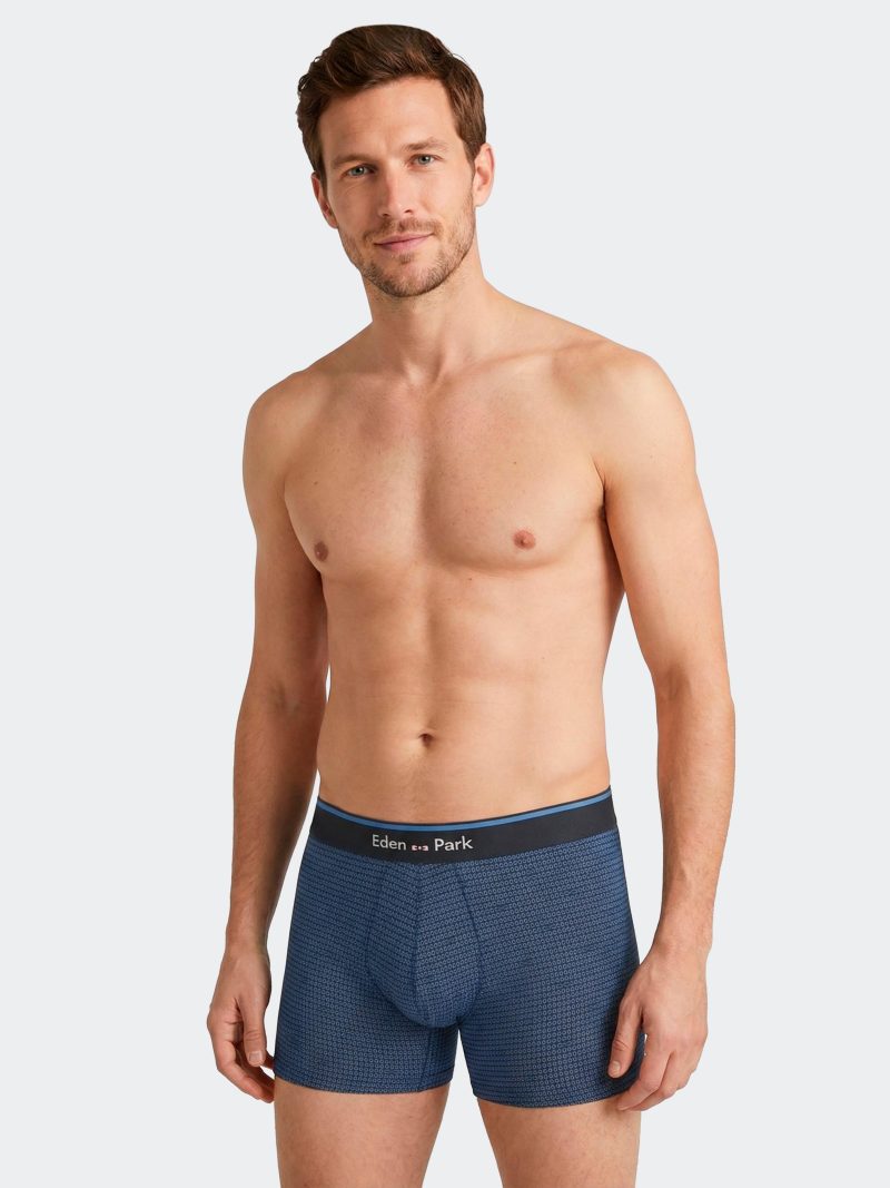Les dessous Boxer bleu orage + marine ep1221i06p2