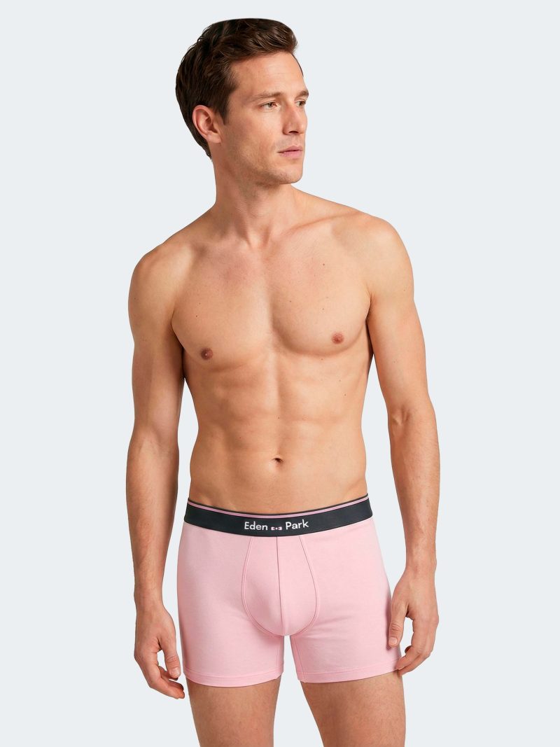 Les dessous Boxer rose + marine ep1221i08p2