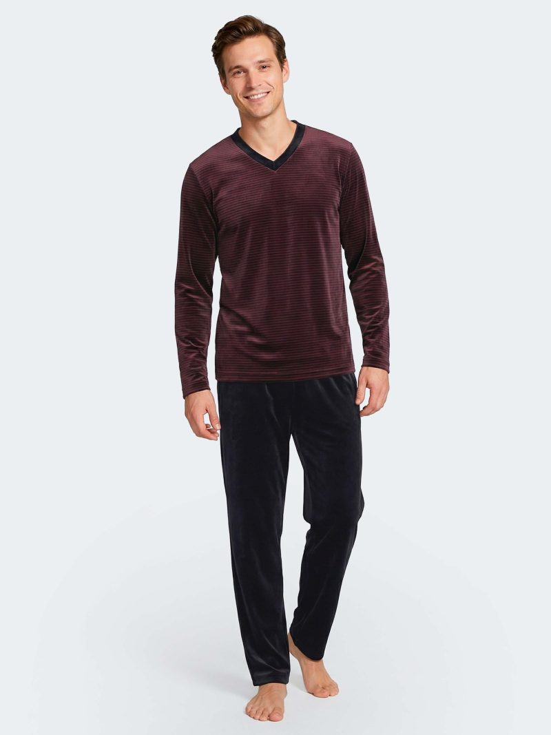 Nuit & Homewear Pyjama et Pyjacourt bordeaux im1552q17
