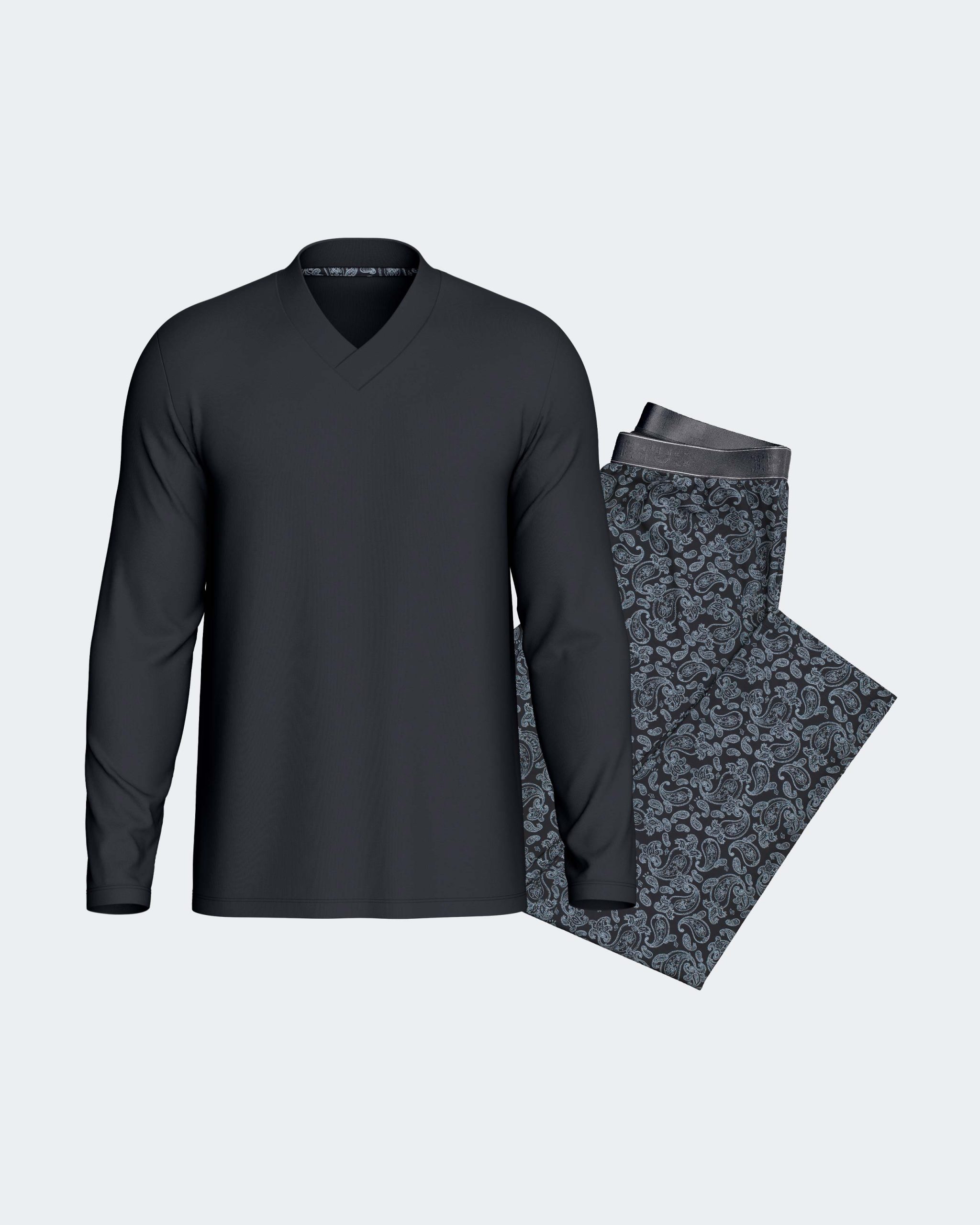 Nuit & Homewear Pyjama et Pyjacourt marine im1552q10 – Image 3