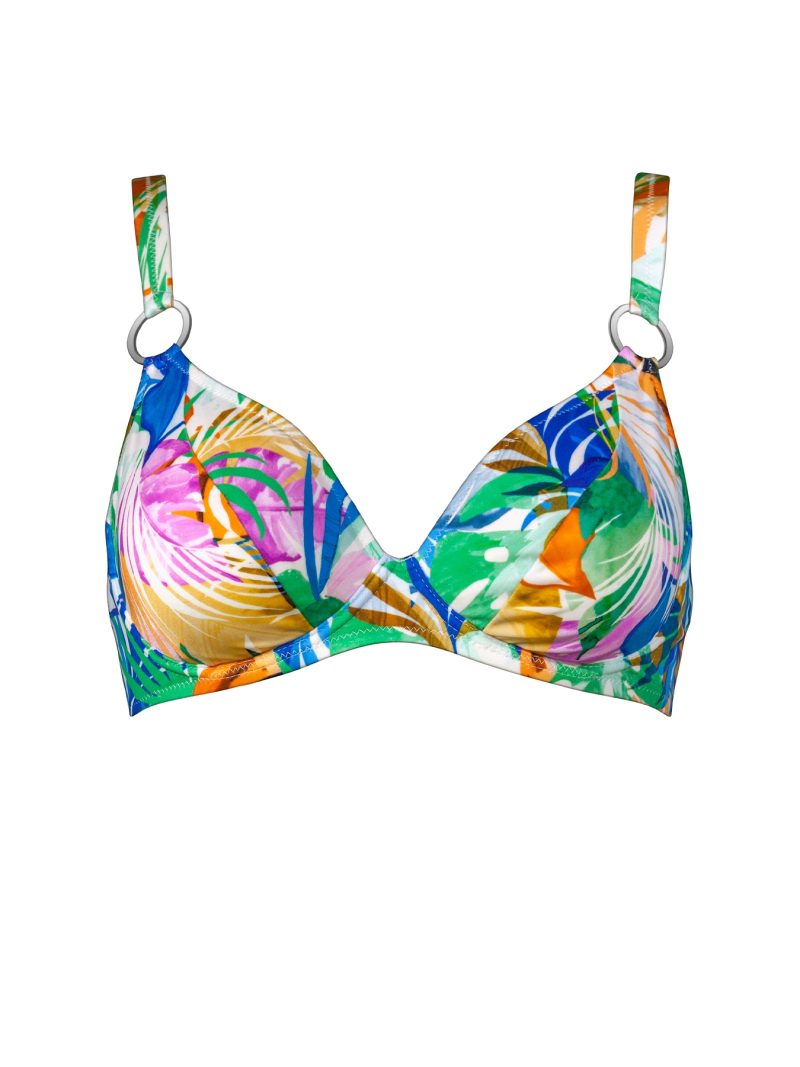 Bain Maillot Emboitant 681 white tropics 5760