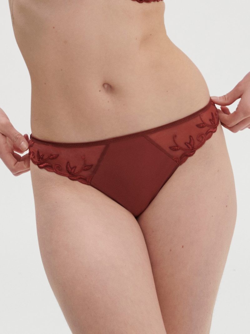 Culottes String / Tanga brun canyon 131707