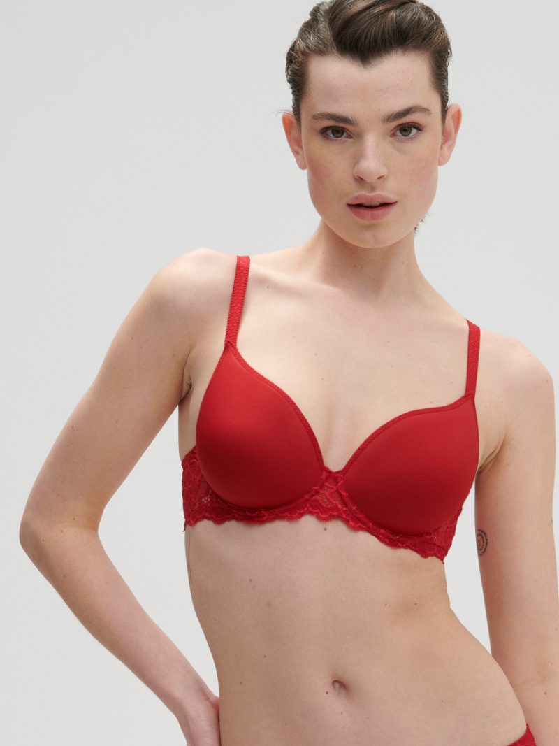 Soutiens-Gorge Moule / Spacer rouge tango 12a316
