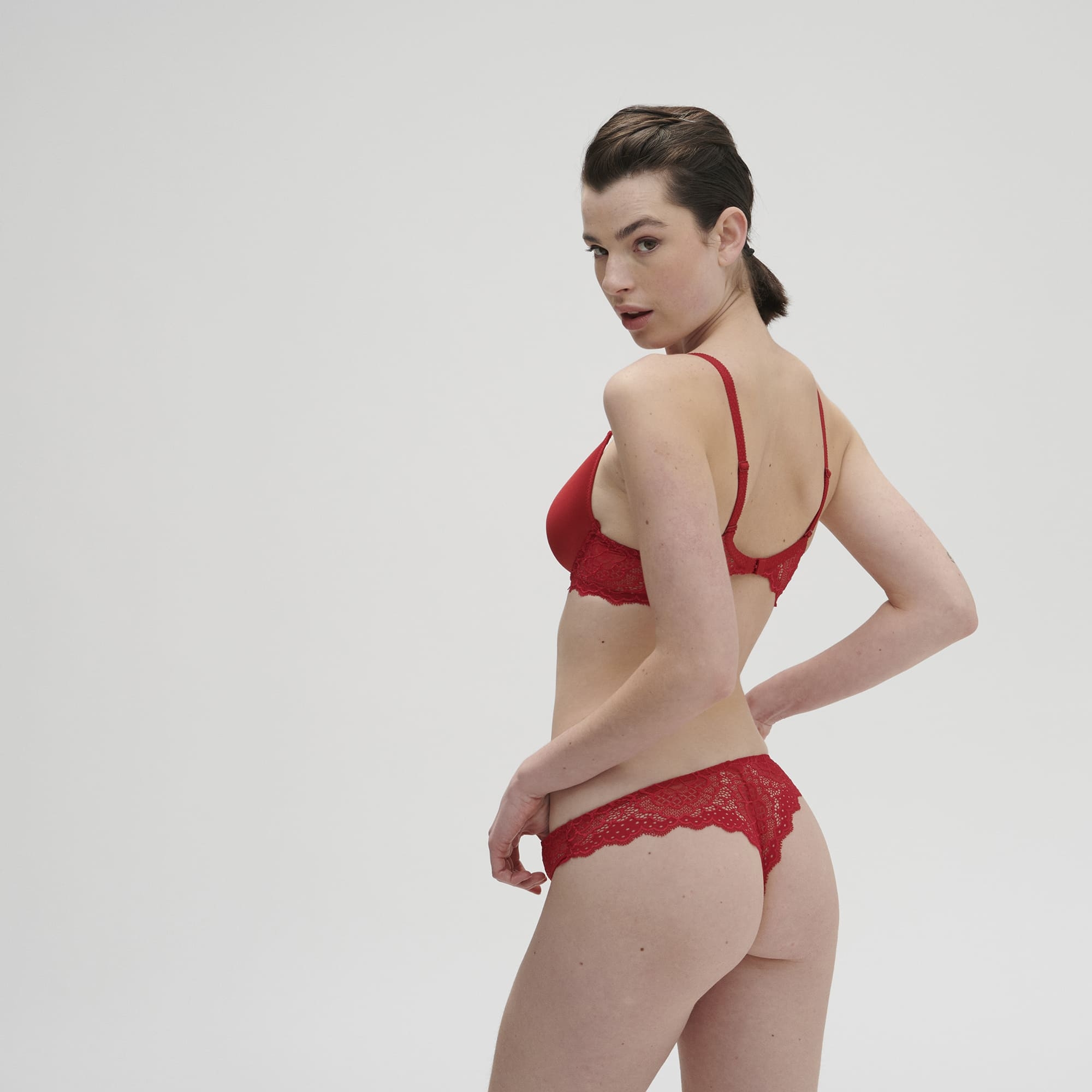 Culottes String / Tanga rouge tango 12a710 – Image 5