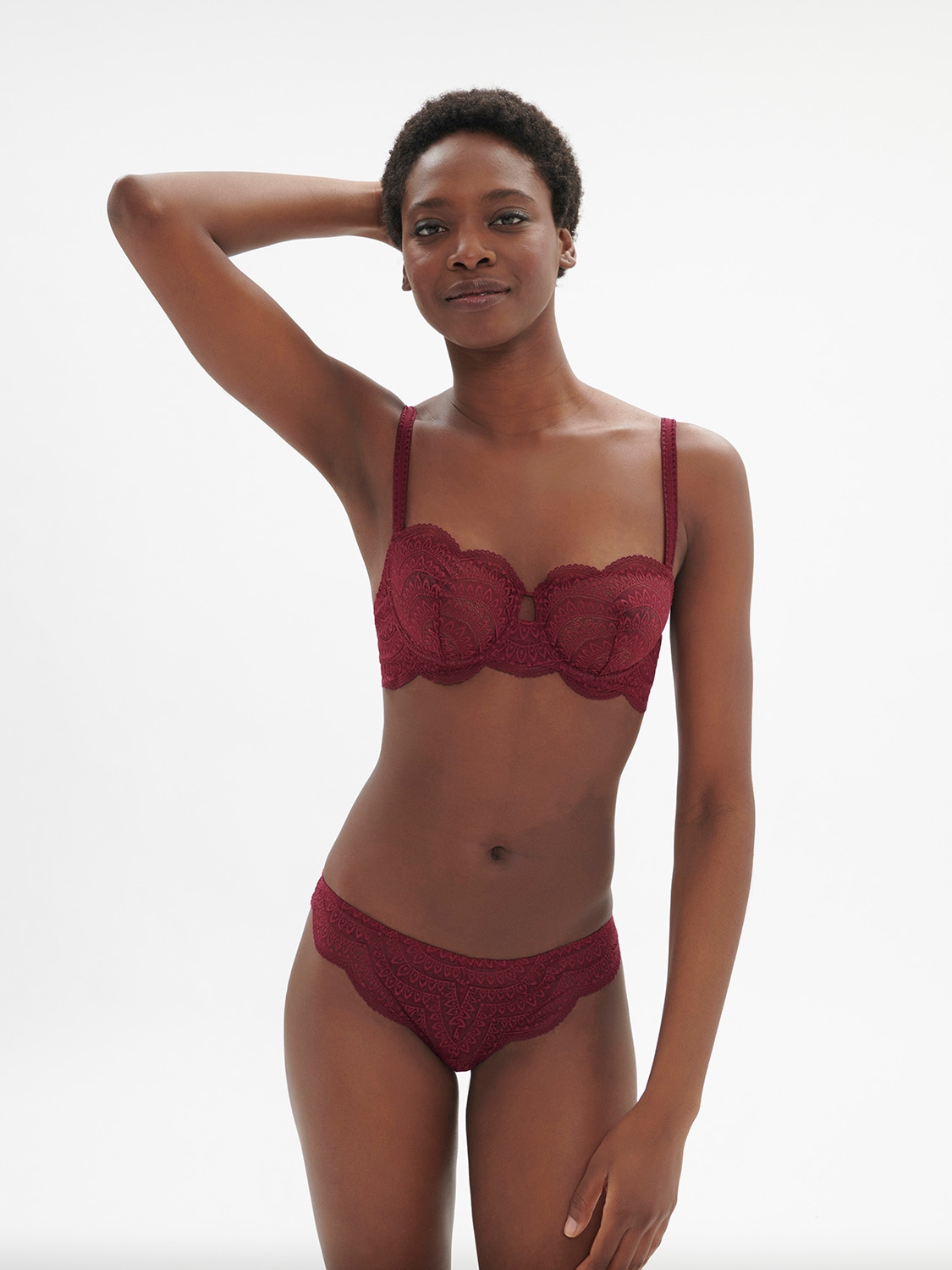Culottes String / Tanga rouge spinelle 12v710 – Image 4