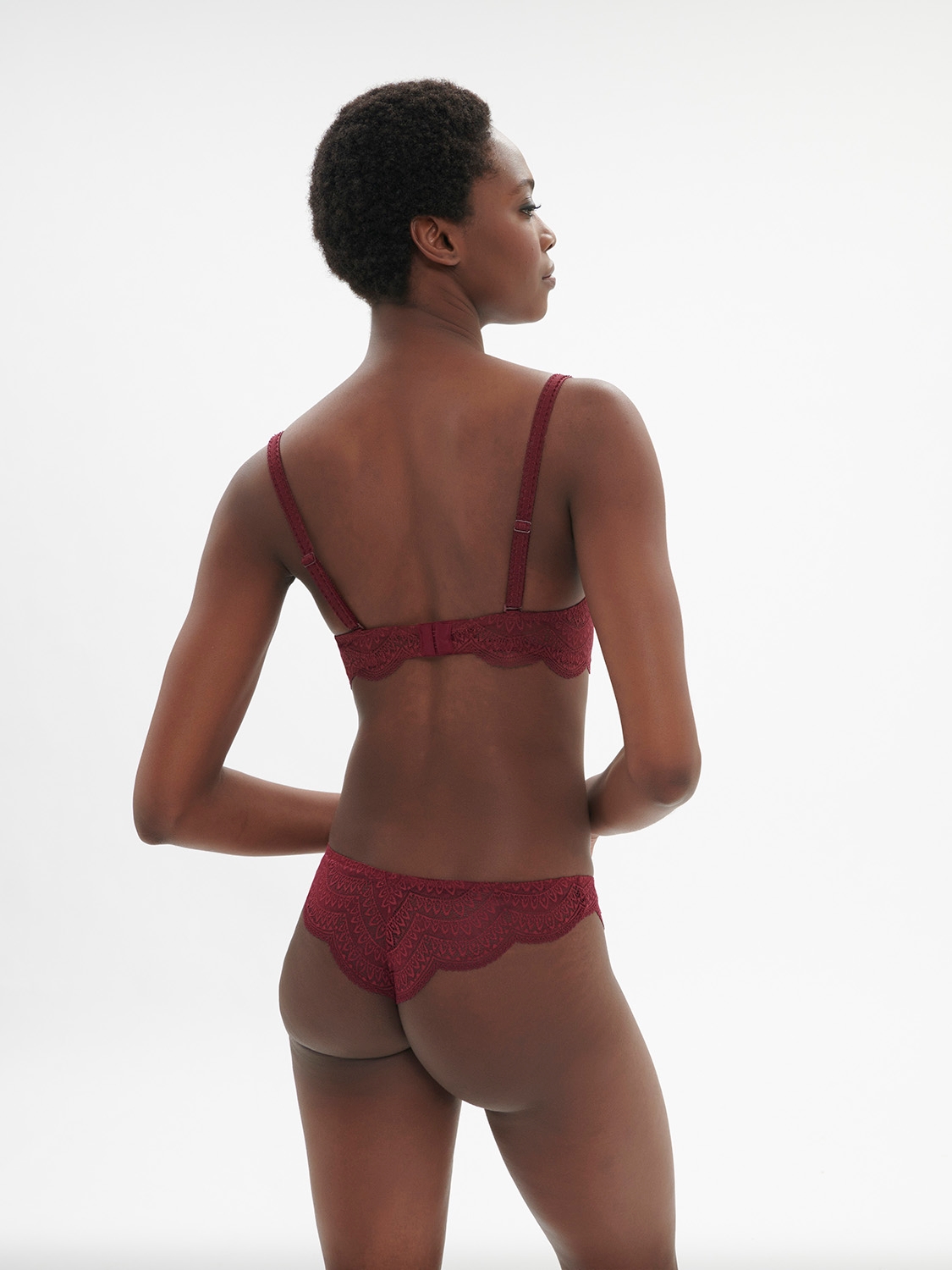 Culottes String / Tanga rouge spinelle 12v710 – Image 5