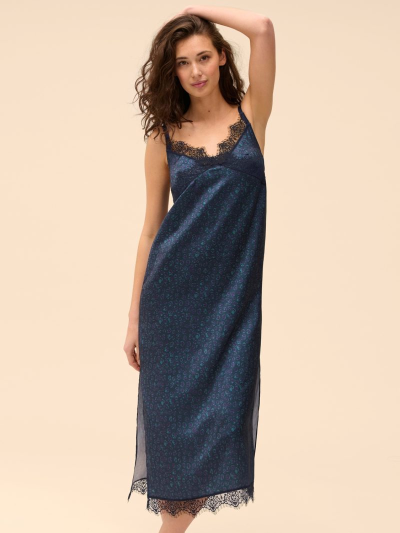 Nuit & Homewear Nuisette bleu féline 23h941