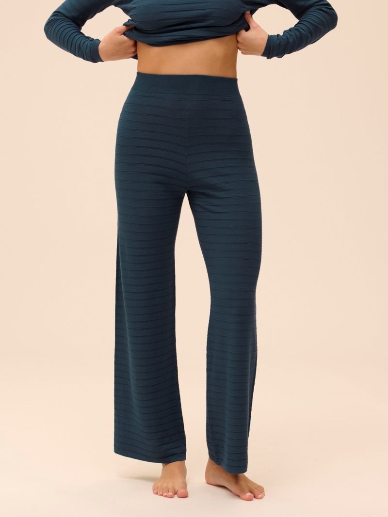 Nuit & Homewear Legging / Pantalon bleu pétrole 1f9660