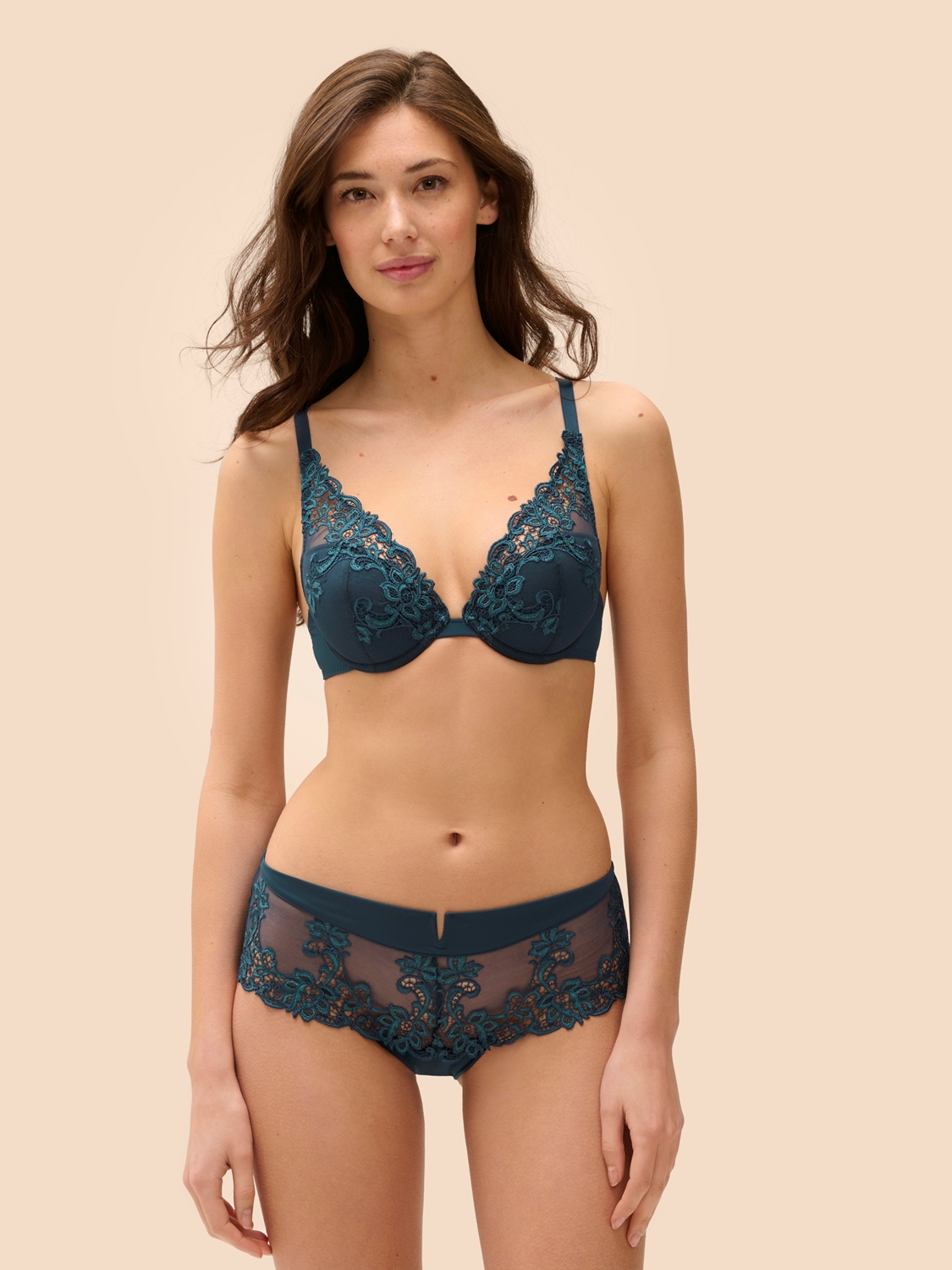 Culottes Shorty / Boxer bleu prestige 15c630 – Image 4