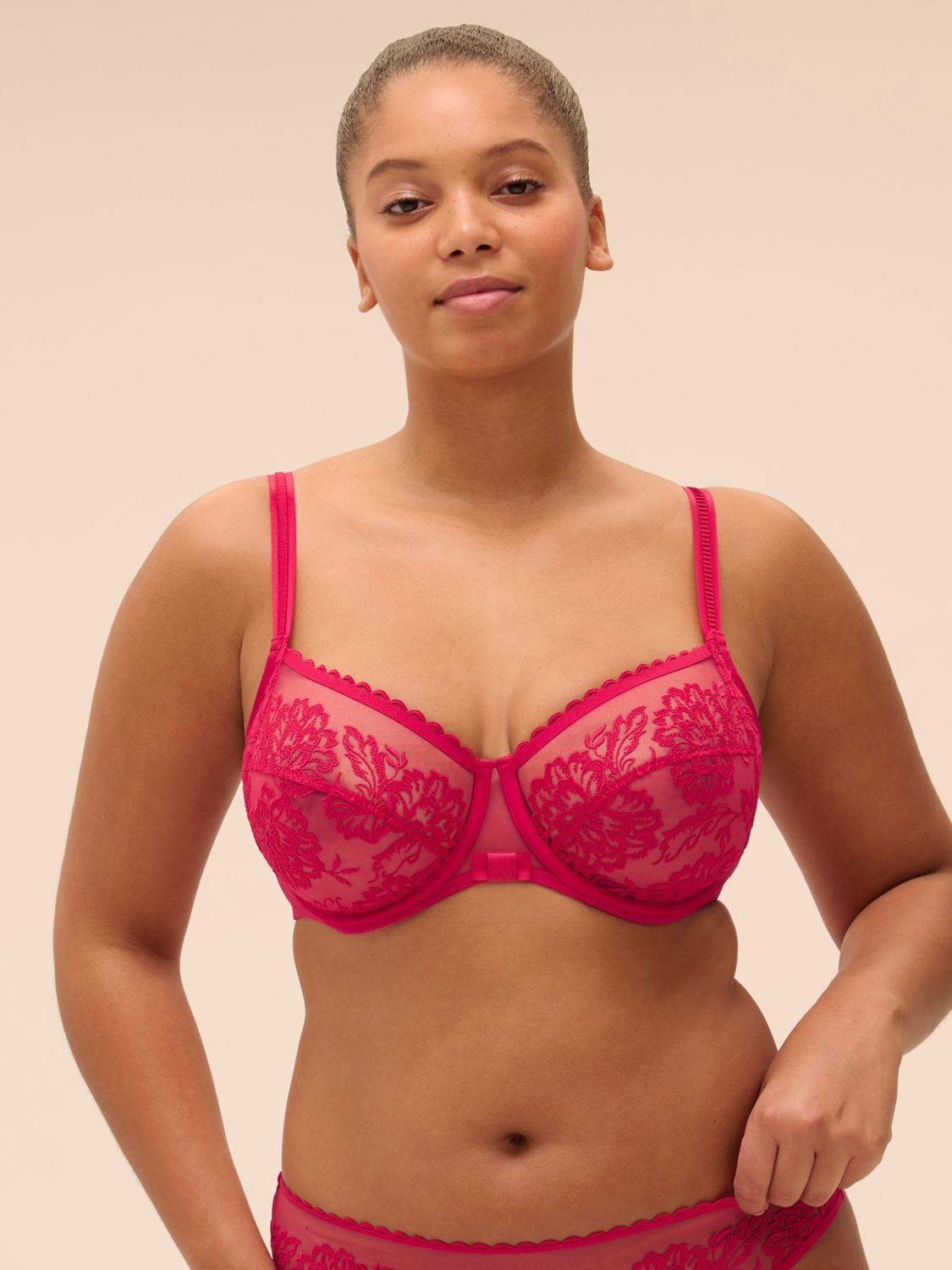 Soutiens-Gorge Emboitant cranberry 1g2313