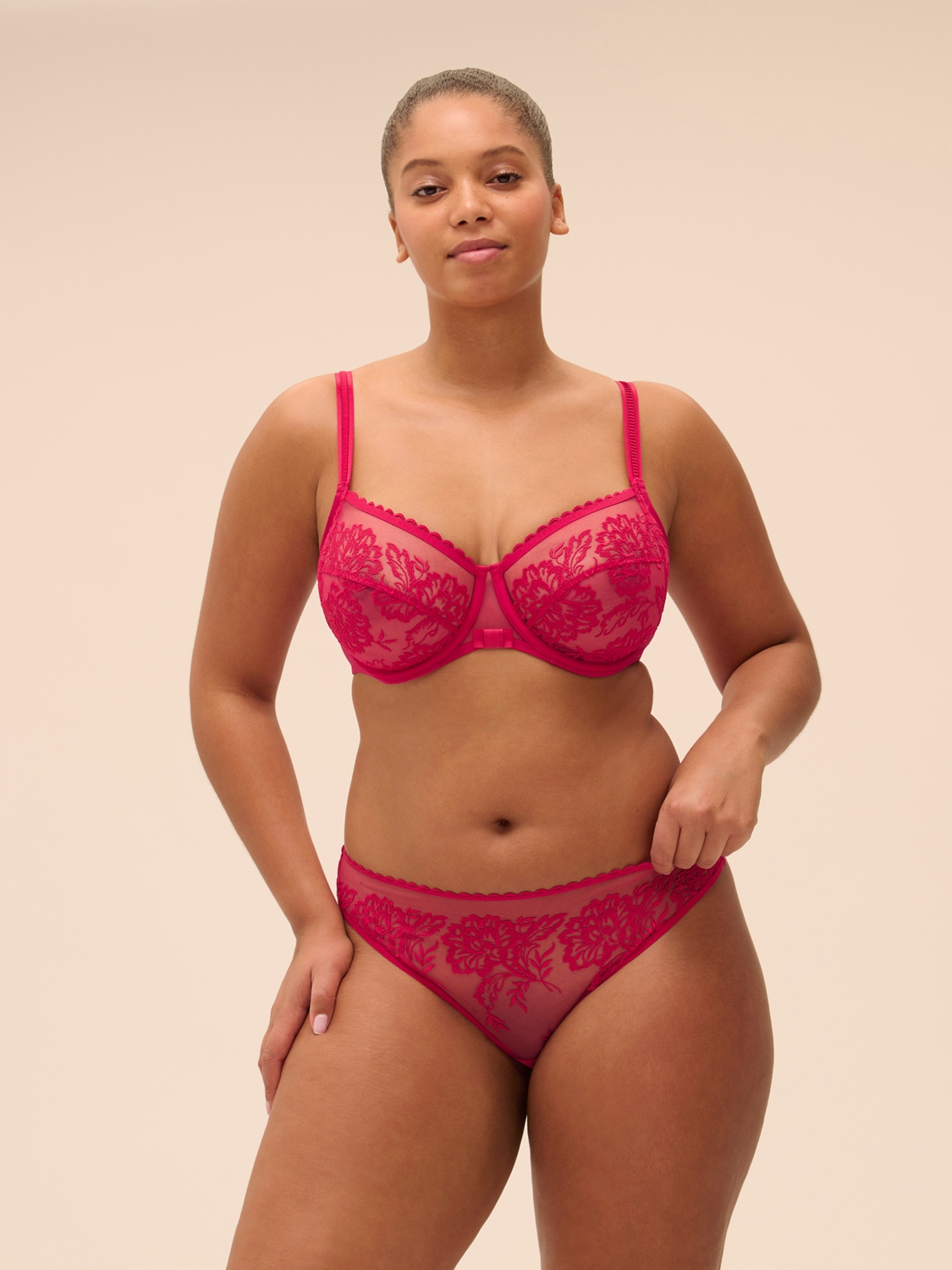 Soutiens-Gorge Emboitant cranberry 1g2313 – Image 5