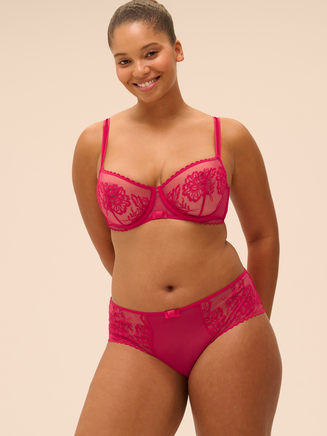 Soutiens-Gorge Corbeilles cranberry 1g2330 – Image 4