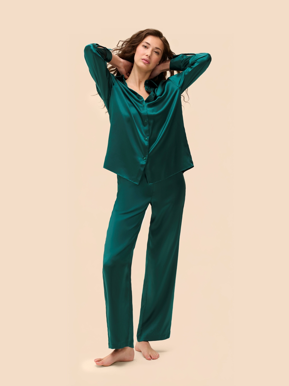Nuit & Homewear Pull / Veste emeraude 1f8957 – Image 4