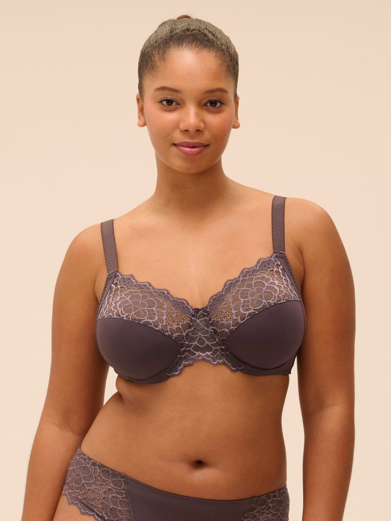 Soutiens-Gorge Emboitant gris graphite 12a320