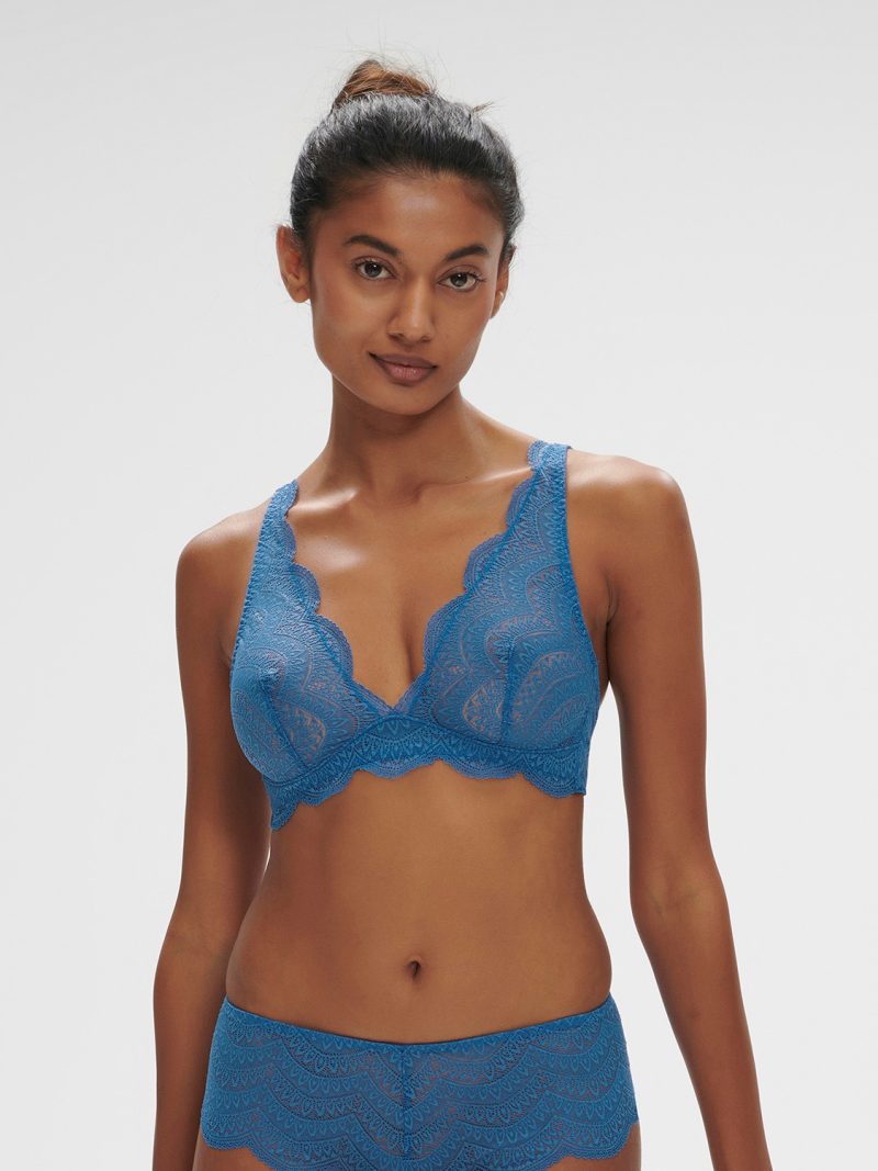 Soutiens-Gorge Sans armatures bleu myosotis 12v250