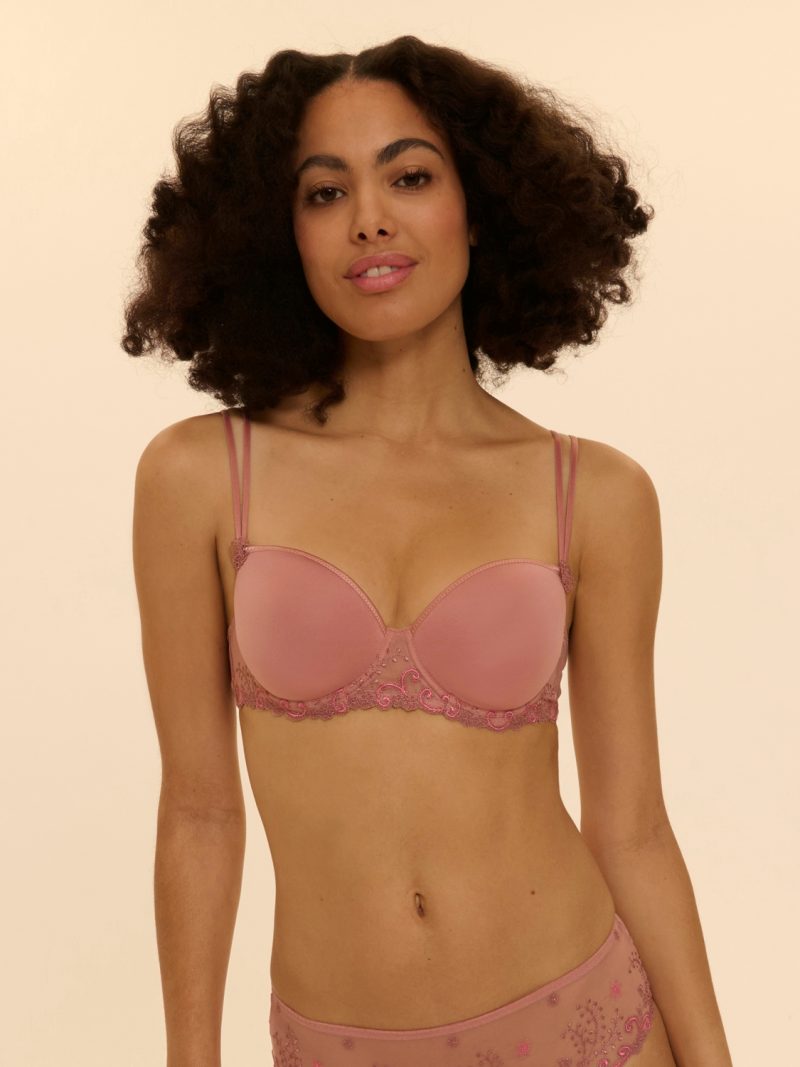 Soutiens-Gorge Moule / Spacer rose fumé 12x343