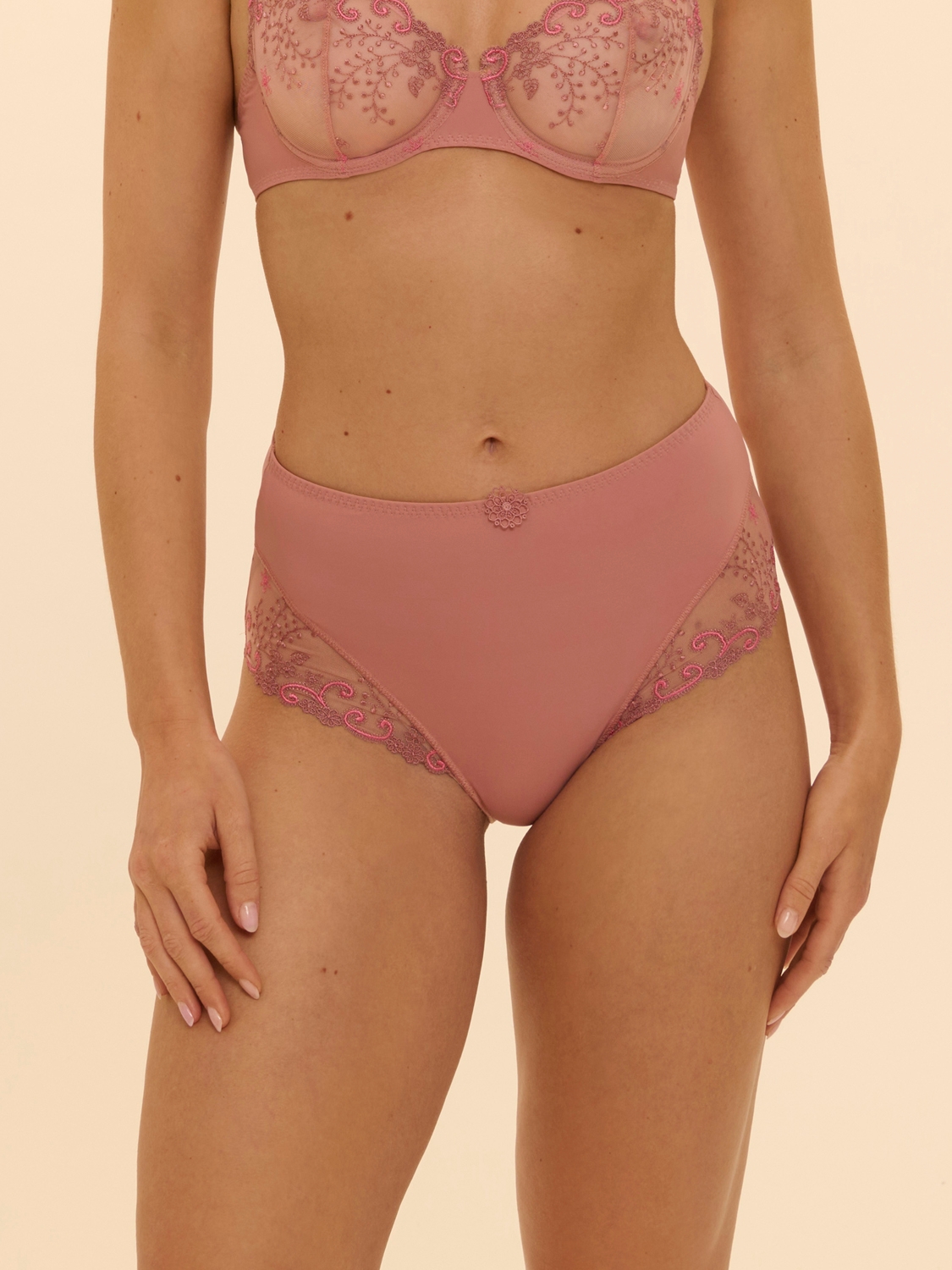 Culottes Culotte Haute rose fumé 12x770