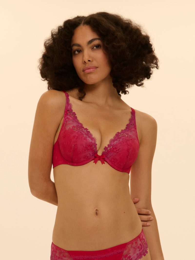 Soutiens-Gorge Push-Up rouge rainbow 12b347