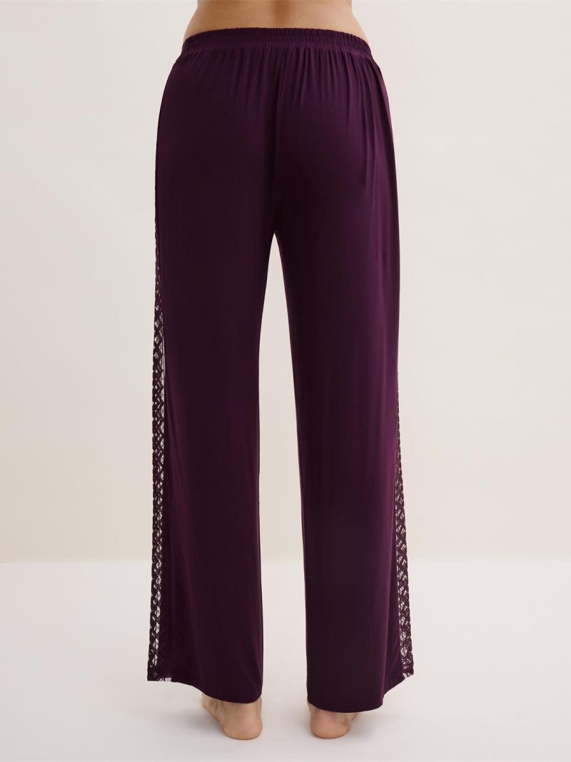 Nuit & Homewear Legging / Pantalon deep berry 5l60