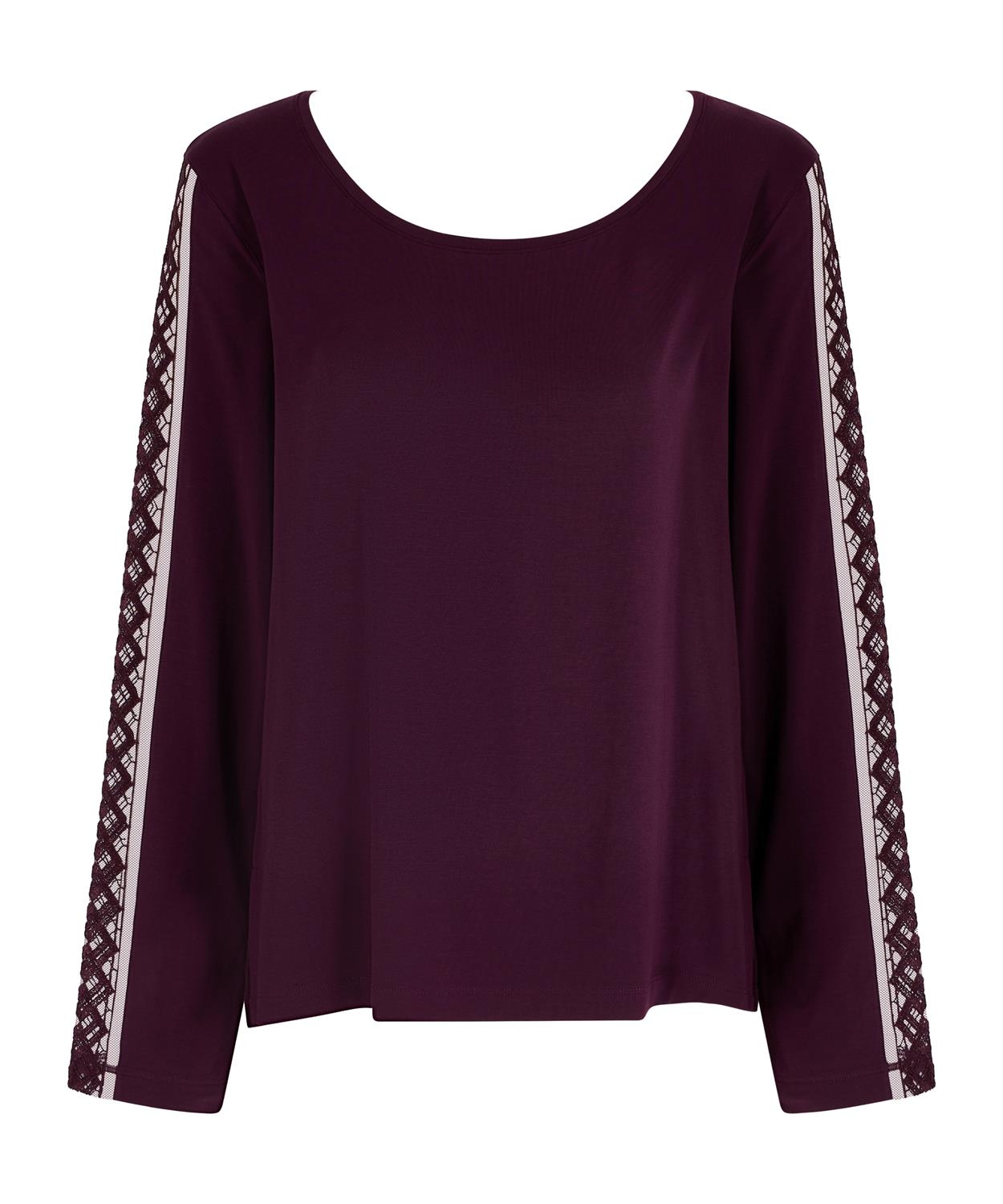 Lingerie Fine Top / Pull deep berry 5l74 – Image 5