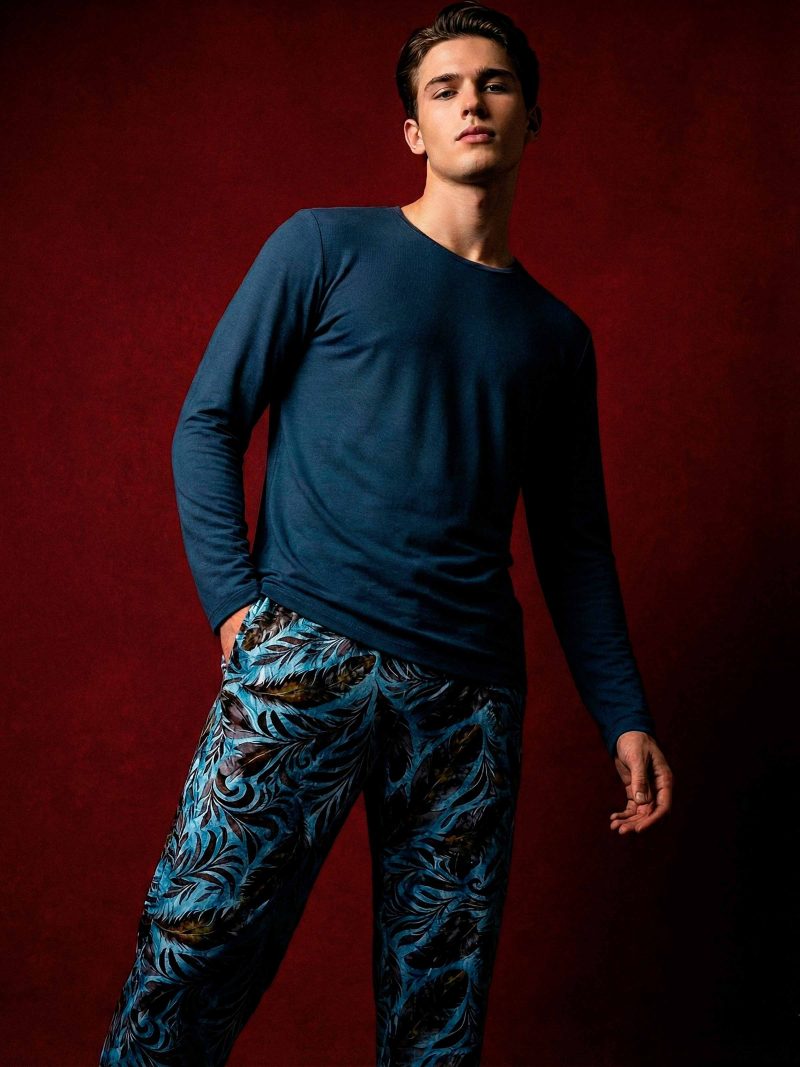 Nuit & Homewear Pyjama et Pyjacourt bleu ii1551p96
