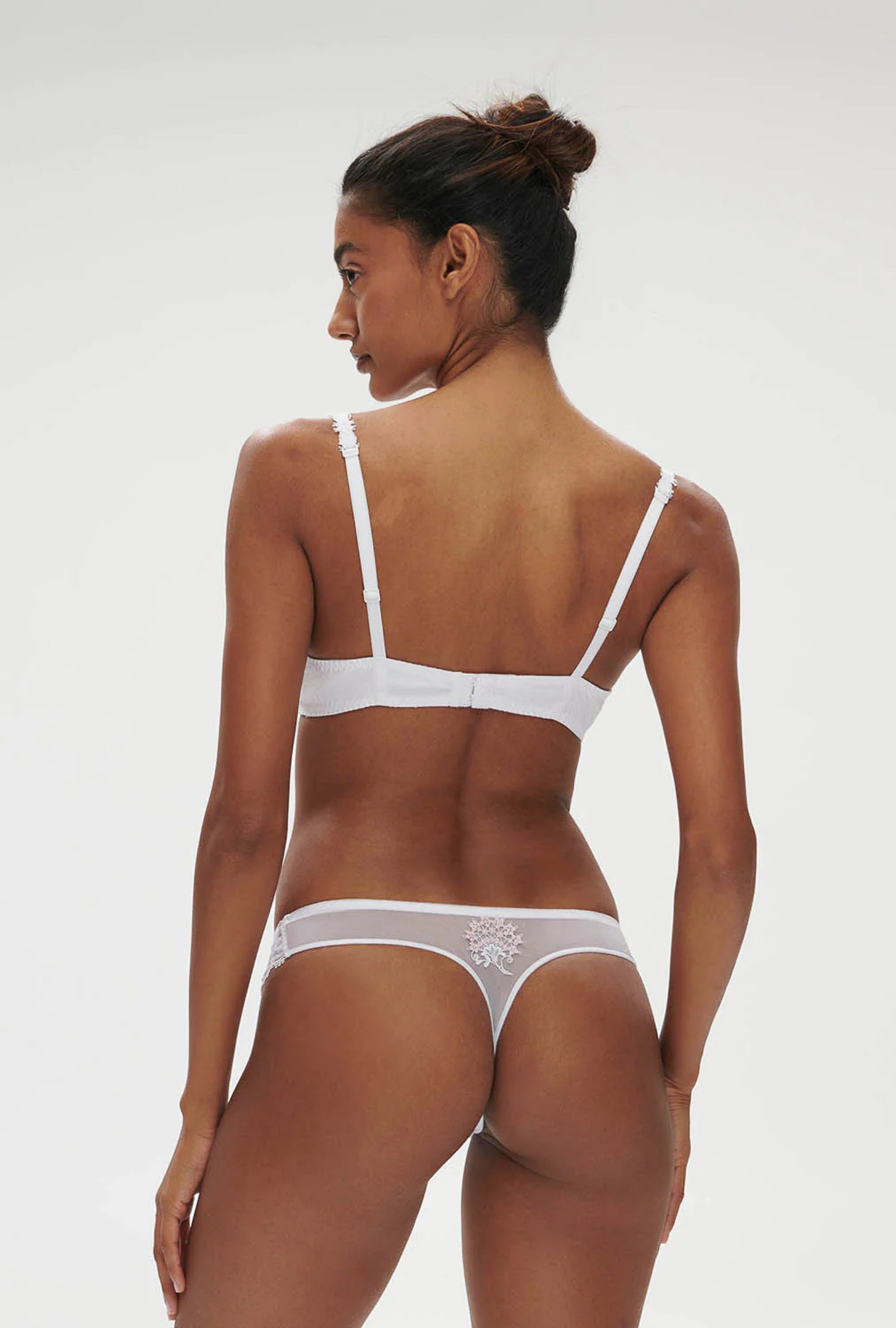 Soutiens-Gorge Corbeilles blanc cristal 12b330 – Image 2