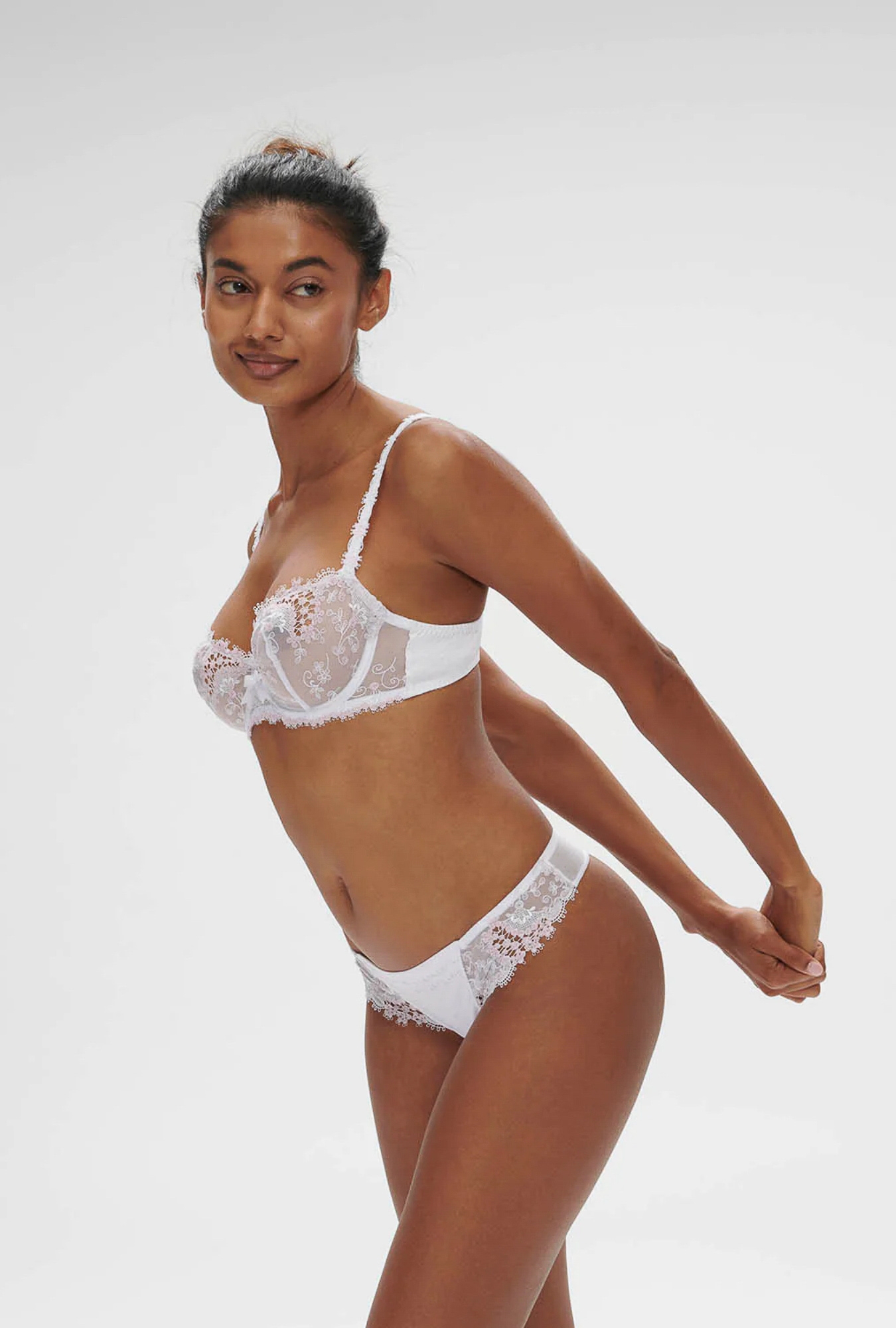 Soutiens-Gorge Corbeilles blanc cristal 12b330 – Image 3